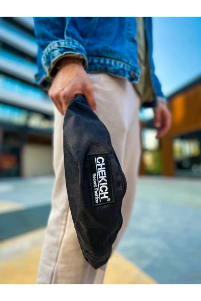 CNT002 - Keten Erkek Çapraz Çantası SIYAH - 3