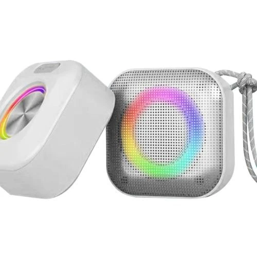 Beyaz renk Bood Pearl Speaker EK-45 Kablosuz Hoparlör Beyaz - Resim 2