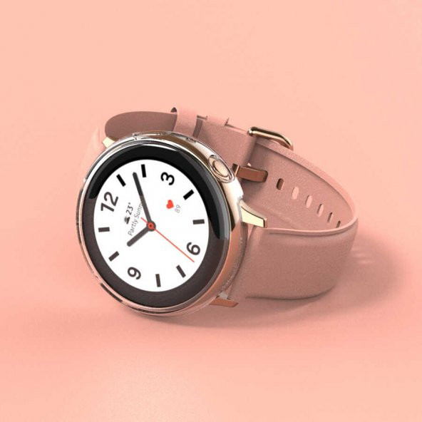 Galaxy Watch Active 2 44mm Kılıf Araree Nukin Kapak Renksiz - 3