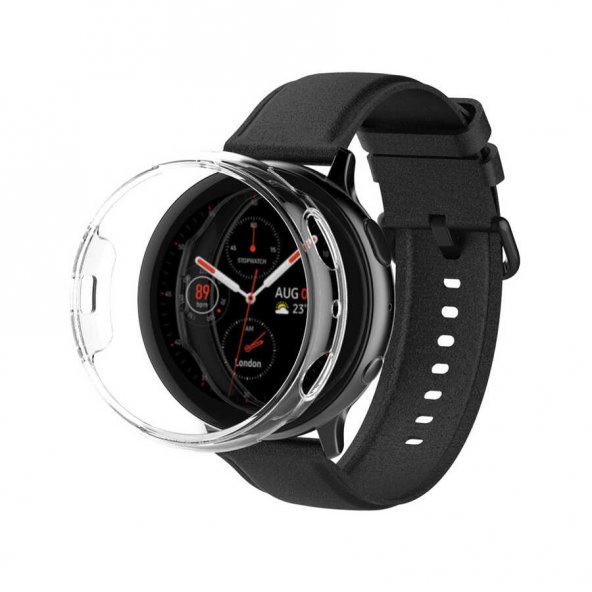 Galaxy Watch Active 2 44mm Kılıf Araree Nukin Kapak Renksiz - 11