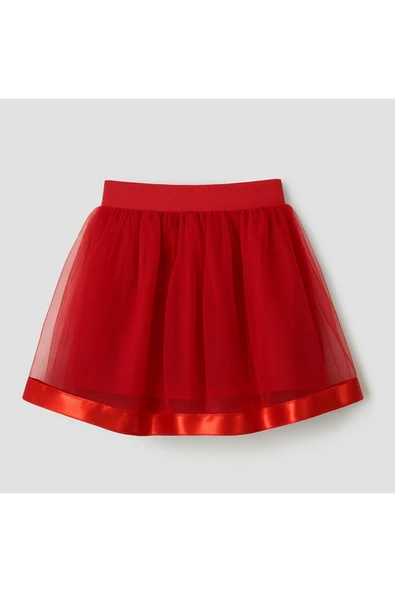 ESİLA KİDS Kız Çocuk Etek Hayal Tül Etek Parti ve Özel Gün Giyim 4-14 Yaş - Resim 4