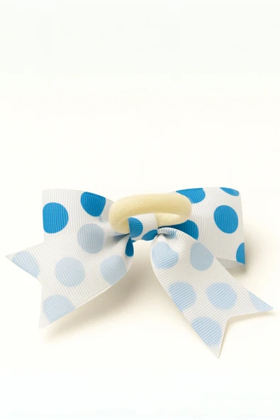 ESİLA KİDS Kız Çocuk Toka Puantiyeli Fiyonk Model 2 Adet Gönderim 6 Desen Seçenekli - Resim 7