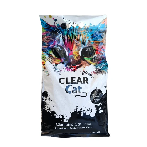 CLEARCAT BLANCO AKTİF KARBON BENTONİT KEDİ KUMU 10 LT ürün görseli
