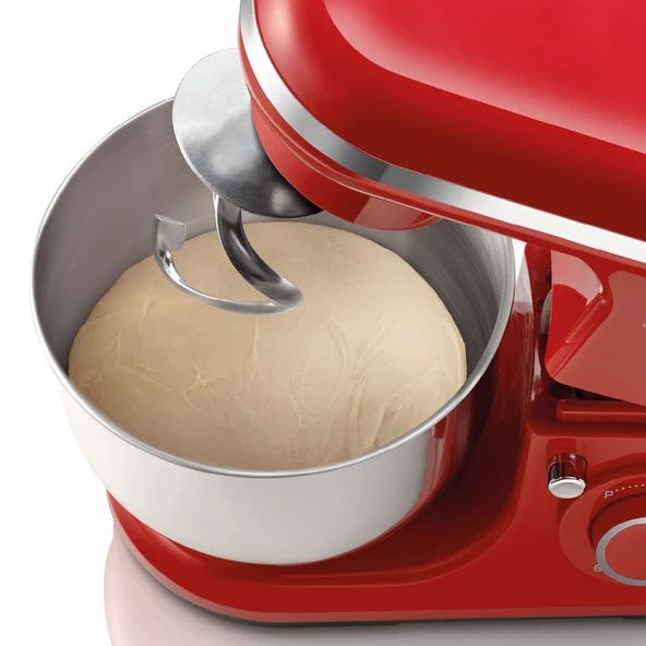 Arzum AR1189-03 Kırmızı Crust Mix Lite Stand Mikser - Resim 5