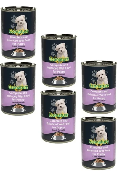 Puppy Kuzu Etli Yavru Köpek Konservesi 400 gr (6 Adet) ürün görseli