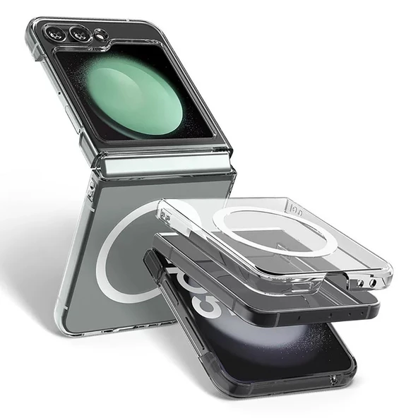 Samsung Galaxy Z Flip 6 Kılıf Kamera Korumalı M-safe Sert PC Porto Kapak ürün görseli