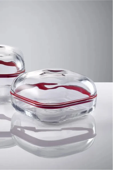 Paşabahçe plus kapaklı kahvaltılık - 2 li çok amaçlı cam saklama kabı silikon contalı 2 boy - Resim 4