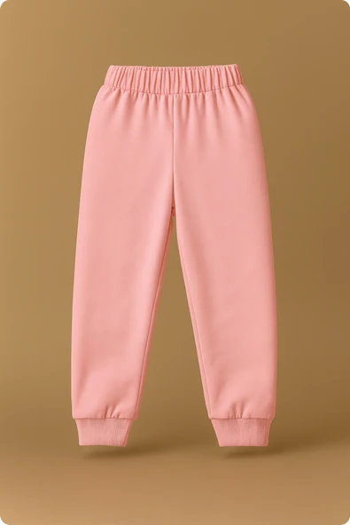 ESİLA KİDS Kız Çocuk Takım Pembe Labubu Baskılı Fırfırlı Sweatshirt ve Eşofman Altı Takım 5-8 yaş - Resim 12