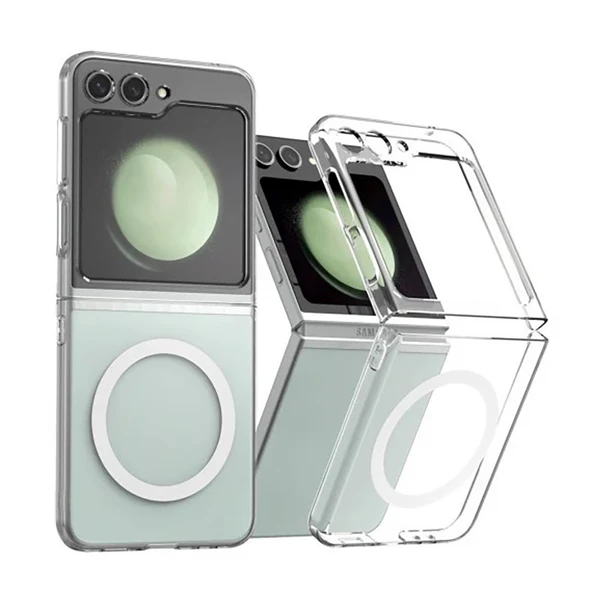 Samsung Galaxy Z Flip 6 Kılıf Kamera Korumalı M-safe Sert PC Porto Kapak - Resim 5