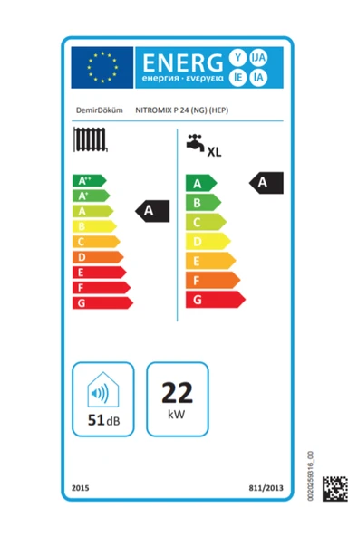 Demirdöküm Nitromix 24/24 Kw (20.000 KCAL) Tam Yoğuşmalı Kombi - 2
