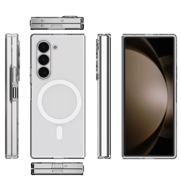 Samsung Galaxy Z Fold 6 Kılıf Kamera Korumalı M-safe Sert PC Porto Kapak ürün görseli 1