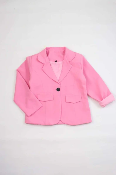 ESİLA KİDS Kız Çocuk Ceket Pembe Renkli 3-9 Yaş - Resim 5