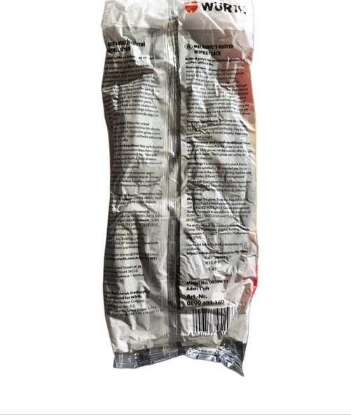 WÜRTH MEKANİKÇİ ELDİVENİ NİTRİL SİYAH 10/XL - 3