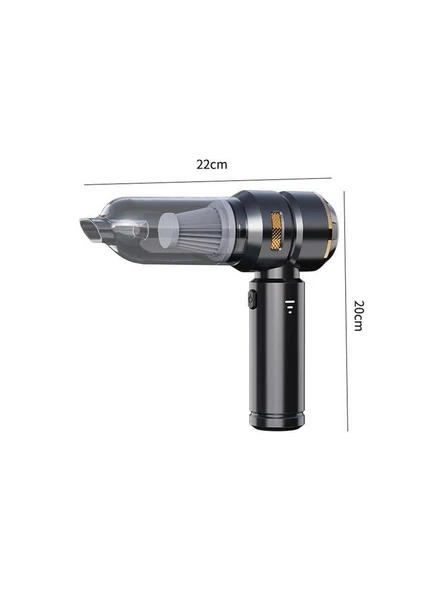 MPIA MCV-05 Plus 8in1 Şarjlı Araç El Süpürgesi 18000PA Taşıma Çanta Hediyeli - 5