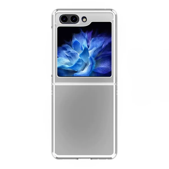 Samsung Galaxy Z Flip 6 Kılıf Kamera Korumalı M-safe Sert PC Porto Kapak - Resim 2