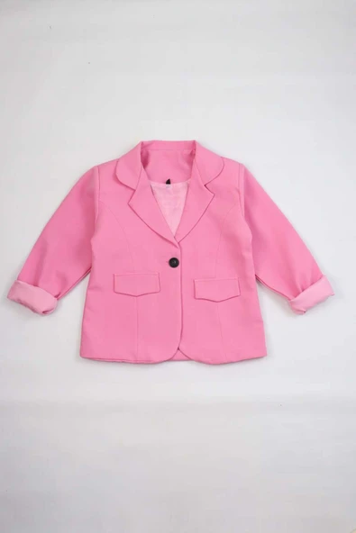 ESİLA KİDS Kız Çocuk Ceket Pembe Renkli 3-9 Yaş - Resim 3