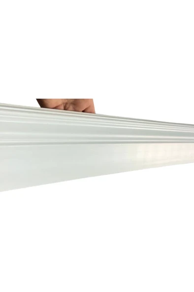 12cmx240cm 1 Adet Bayburt PVC Süpürgelik Suya Neme Dayanıklı Parke Seramik Salon Mutfak Süpürgeliği - 2