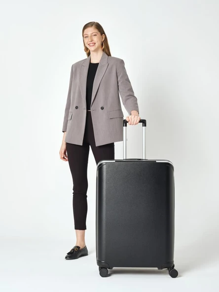 Pierre Cardin Trolley Valiz Siyah Büyük Boy 04PC7009-01-SY ürün görseli