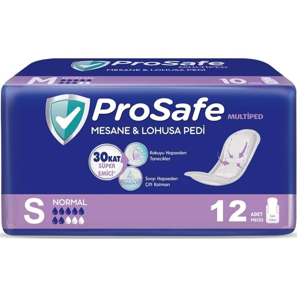 Prosafe Mesane & Lohusa Pedi  S - Küçük - Small Normal 24 Adet (2PK*12) - 2