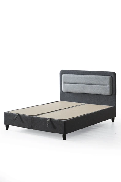 Cennet Yatak Gisele Modeli Full Ortopedik Çift Kişilik Pedli Yataklı Baza ve Başlık Takımı 3 lü Set - 9