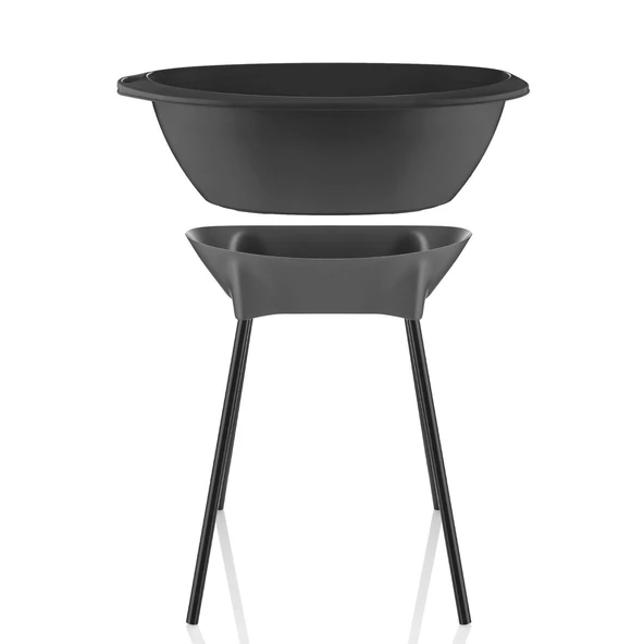 Babyjem Elegant Yenidoğan Bebek Banyo Küvet Seti Siyah - 4