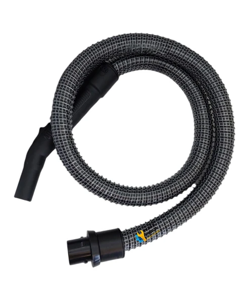 Nilfisk Uyumlu HDS 1010 Süpürge Çelik Telli Emiş Hortumu Başlığı Borusu - Resim 3