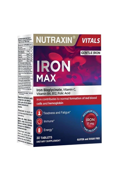Nutraxin Iron Max 30 Tablet - 1