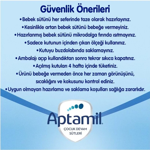 Nutrıcıa Aptamil Pronutra 1200GR Bebek Sütü No:1 (0-6 Ay) Yenidoğan Doğumdan itibaren (3 Lü Set) - 7