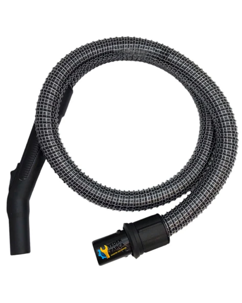 Nilfisk Uyumlu Extreme Care Süpürge Çelik Telli Emiş Hortumu Başlığı Borusu - Resim 3