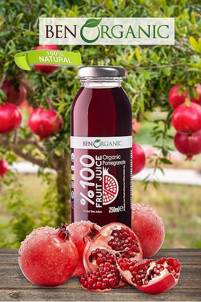 Benorganic BEN ORGANİC NAR SUYU 250 ML - 5'Lİ