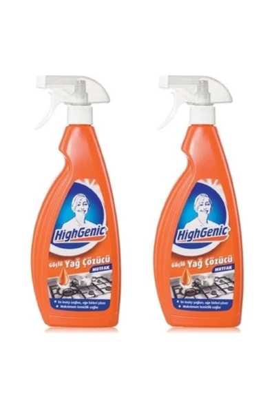 Highgenic Güçlü Yağ Çözücü 750 ml 2'li Set