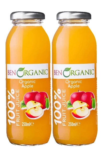 Benorganic BEN ORGANİC ELMA SUYU 250 ML - 2'Lİ - 1