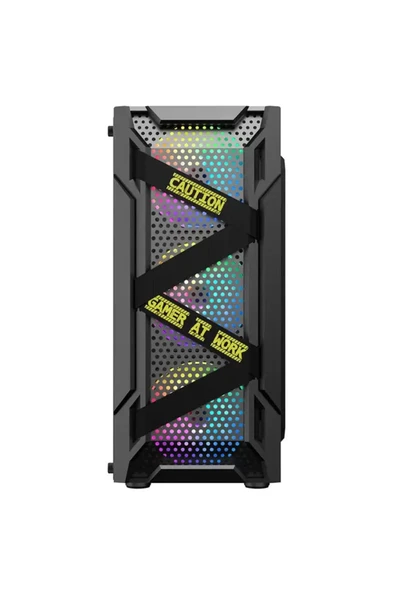 DFS Gaming BEATRIX RYZEN 7 5700X-A520M-RTX 4060 8GB-16GB RAM-512GB M.2 SSD-OYUNCU BİLGİSAYARI - Resim 3