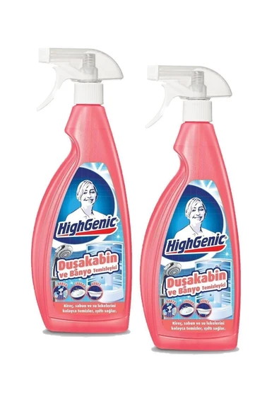Highgenic Duşakabin Ve Banyo Temizleyici 750 ml (2 ADET)