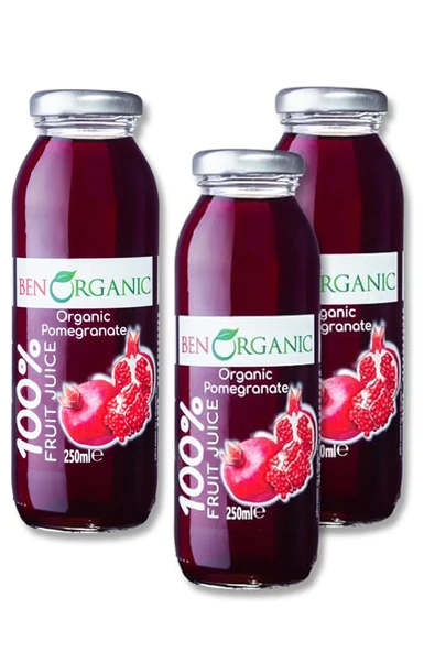 Benorganic BEN ORGANİC NAR SUYU 250 ML - 3'LÜ - 5