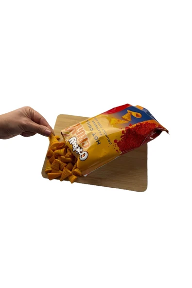 MUMCU KURUYEMİŞLERİ CRİCKSY CRUNCH BBQ SOSLU CIPS barbakü soslu cips 10 lu paket - 5