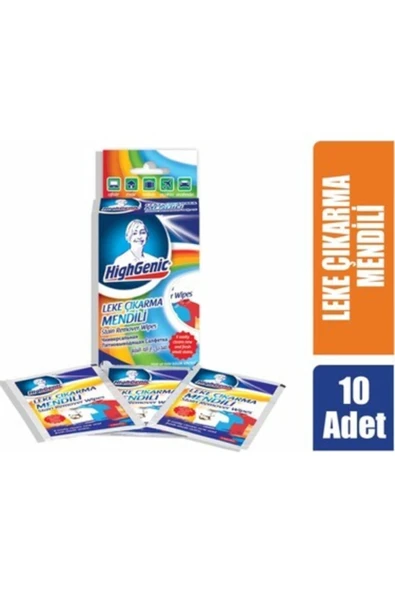 Highgenic Leke Çikarıcı Mendili 10 Lü X 4 Adet - 2