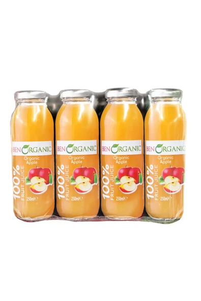 Benorganic Organik Elma Suyu 12x250Ml