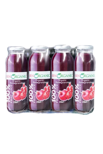 Benorganic Organik Nar Suyu 12 x 250 Ml ürün görseli