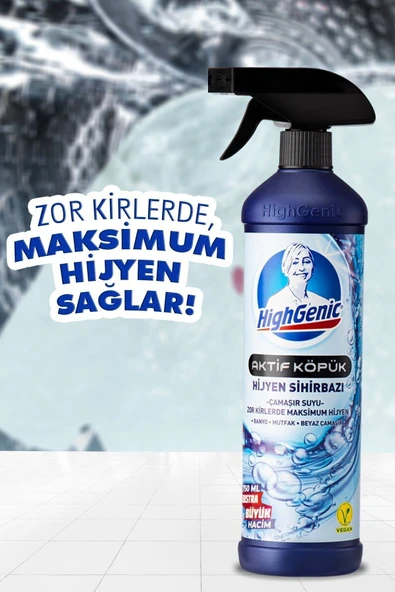 Highgenic Aktif Köpük - Hijyen Sihirbazı 750 ml - 3