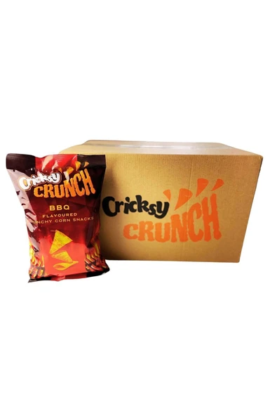 MUMCU KURUYEMİŞLERİ CRİCKSY CRUNCH BBQ SOSLU CIPS barbakü soslu cips 3 lü paket - 6