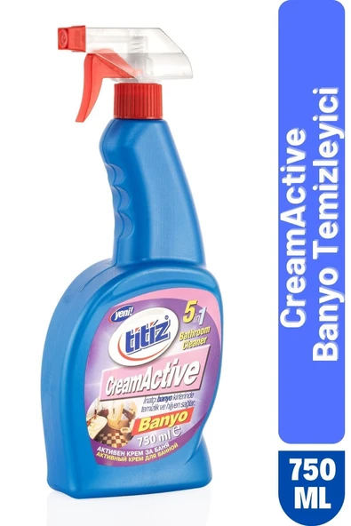 Titiz Cream Active 5in1 Hijyenik Banyo Temizleyici 750 Ml