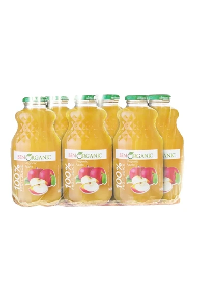 Benorganic Organik Elma Suyu 6x1Lt ürün görseli