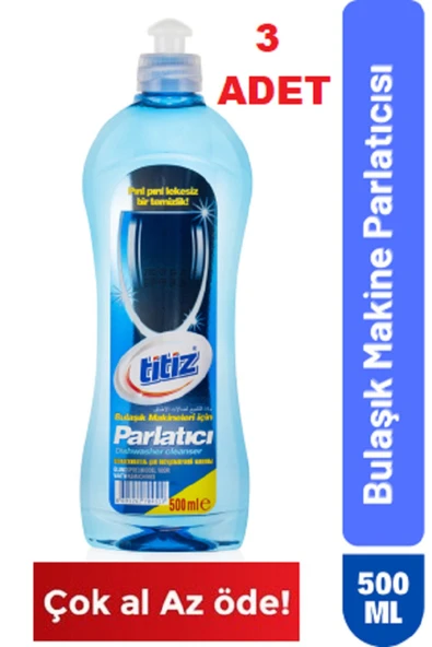Titiz Bulaşık Makine Parlatıcısı 500 ML x3ADET - 2