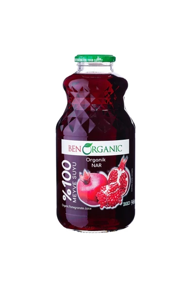 Benorganic Organik Nar Suyu 6x1Lt - Resim 2