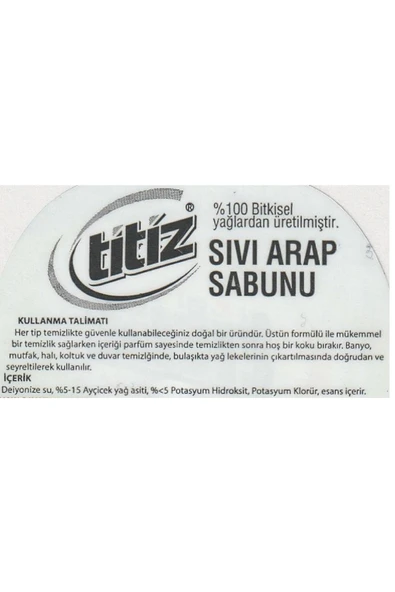Titiz Sıvı Arap Sabunu 750 ml - 4