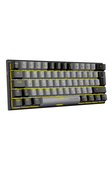 Mini T9 Türkçe Q Mekanik Klavye Red Switch Gamer Oyuncu Klavyesi - Resim 3