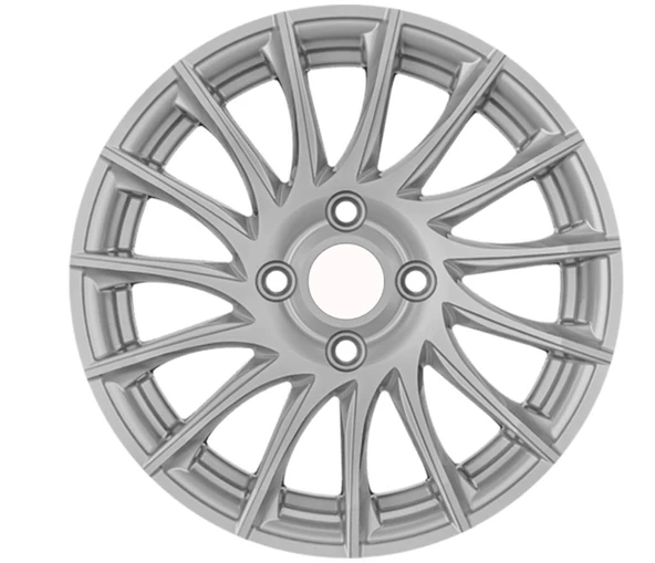 EMR-F14003-01 5.5x14" -4x100 ET35 67.1 Full Silver Jant (4 Adet) - Resim 2