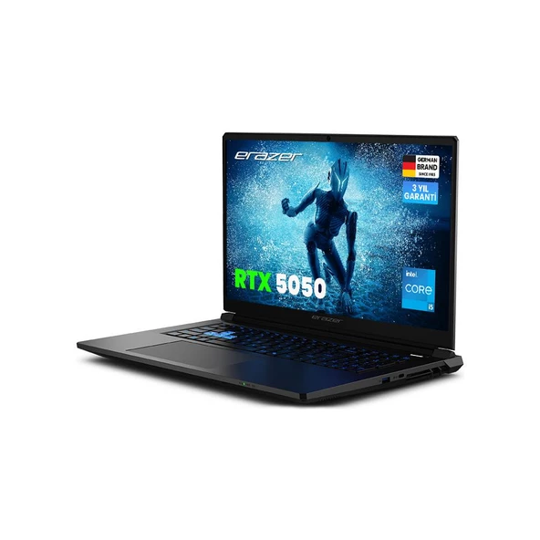 ERAZER Scout 15 E1 MD62765-R32 Intel Core i5 13420H 32GB RAM 1TB SSD RTX5050 15.6" 144Hz FHD Win11H Oyuncu Laptop - 4