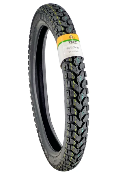 TDT TYRES 80/100-21 TL (TUBELESS - DUBLEKS) MOTOSİKLET LASTİĞİ